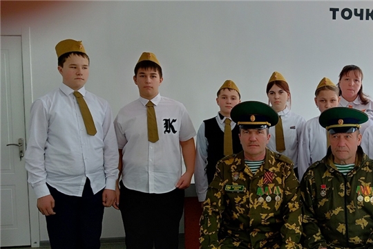 Состоялась встреча "Возьми в пример себя героя" с военнослужащими войск пограничной охраны – Корейкиным В. Ф, и Чураевым Ю.В.