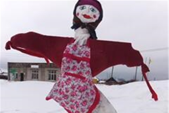 Праздник проводы зимы в Большеалгашинской сельской библиотеке
