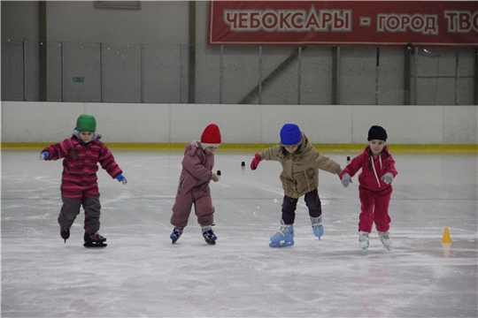 IV-е городские соревнования по конькобежном спорту (шорт-трек) "Хрустальный конёк" среди дошкольных образовательных учреждений г. Чебоксары