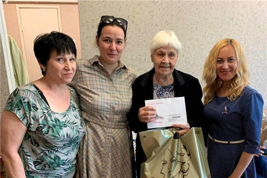 Труженику тыла Великой Отечественной войны Римме Павловне Димитриевой исполнилось 95 лет