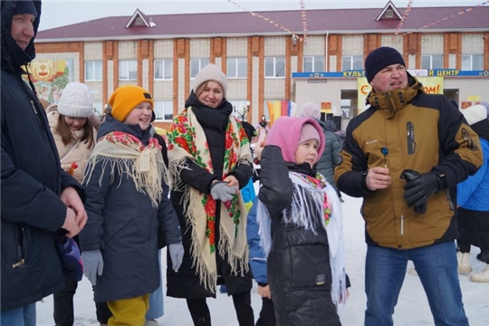В с.Аликово прошёл праздник «Проводы зимы»