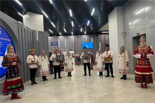 Ансамбль "Вирьял" на Международной выставке-форуме -  "Россия"