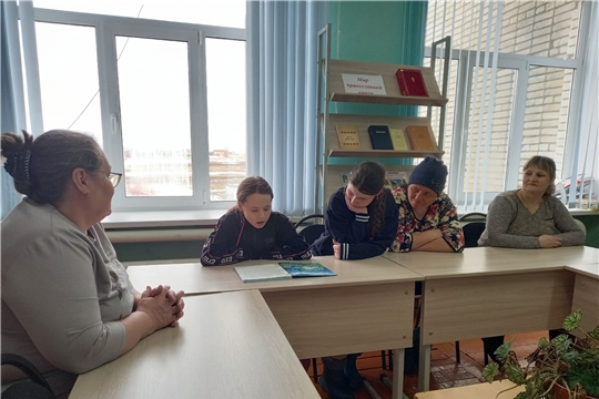 В Индырчской библиотеке провели познавательный час «Первая библиотека Древней Руси»
