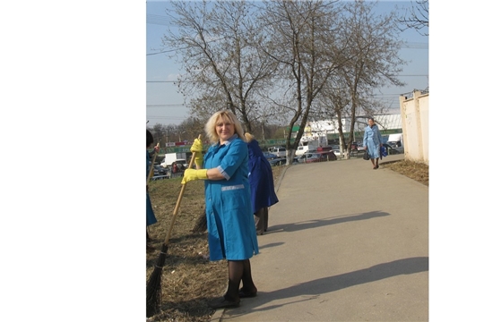 Участие в общегородском субботнике