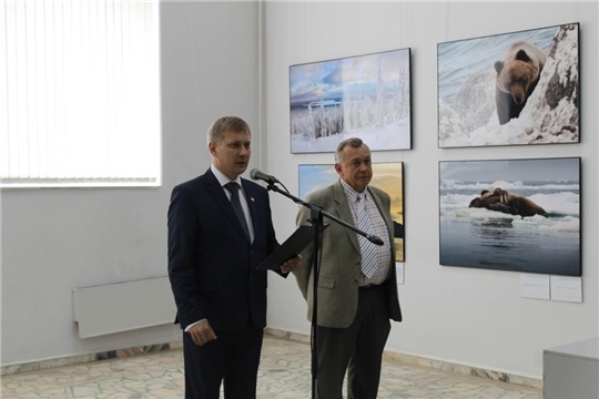 Архивисты на открытии выставки «Первозданная Россия»