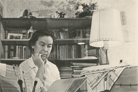 Царица чувашской вышивки Екатерина Ефремова (К празднованию Дня чувашской вышивки)