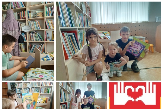  Дружеские посиделки "С книжкой на скамейке" в Кзыл-Чишминской с/б