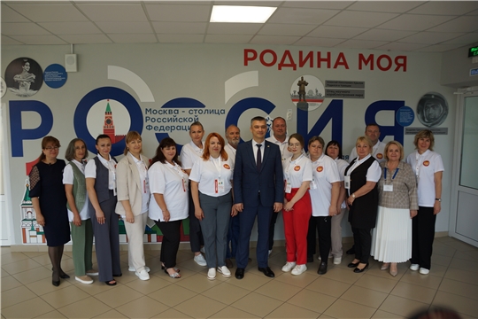 Делегация Бердянского района встретилась с министром образования Чувашии Дмитрием Захаровым
