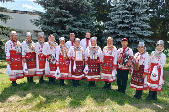 Народный фольклорный ансамбль «Тăрмăш» выступил в городе Ядрин.