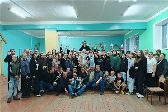 Проводы в армию в Шимкусском доме культуры