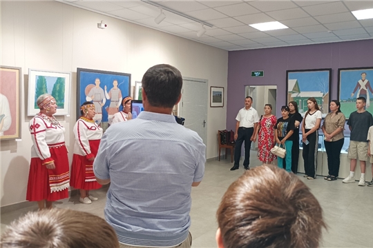 Выставка картин "Образы родины"