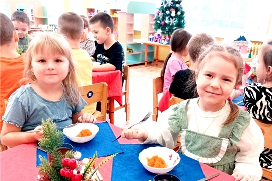 Новогодняя сервировка стола