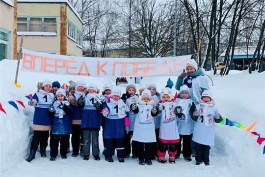 Зимняя спартакиада в детском саду 