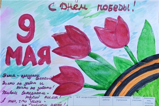 Конкурс "Открытка ко Дню Победы".