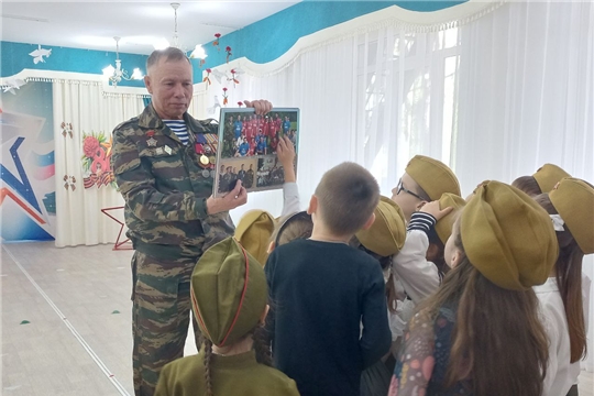 Музей Афганской войны в гостях у ребят ДОУ.