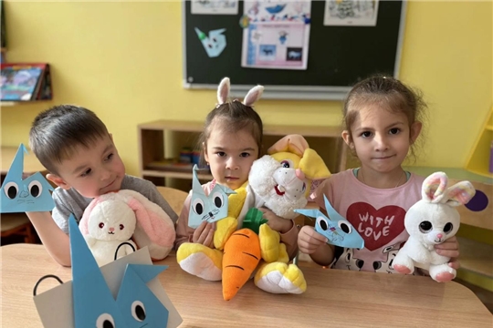 Оригами "Зайка"