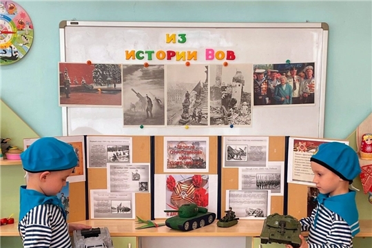 Оформление стенда "Истории о войне"