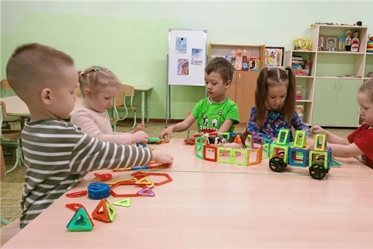 Игры с магнитным конструктором