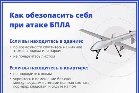 Памятка по действию населения при атаке БПЛА