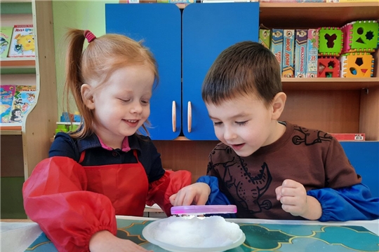 Маленькие исследователи.
