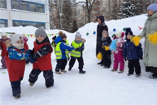 Зимняя спартакиада у дошкольников (2 корпус)