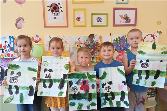 Очаровательные панды