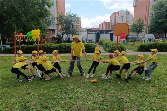 Веселые старты для дошколят