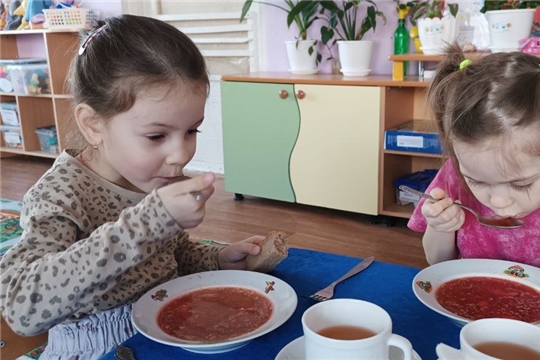 Разнообразие  первых блюд в меню детского сада