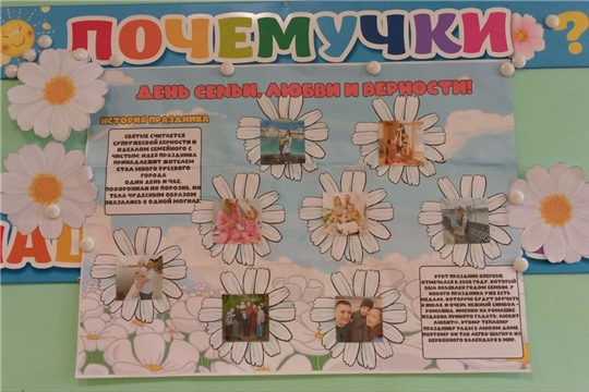 Плакат с Днем семьи, любви и верности