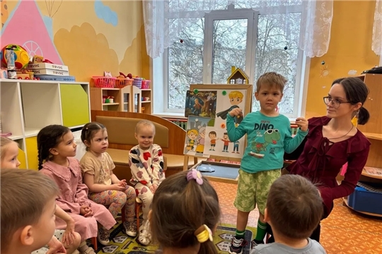 В средней группе "Колобок" состоялось волшебное литературное путешествие