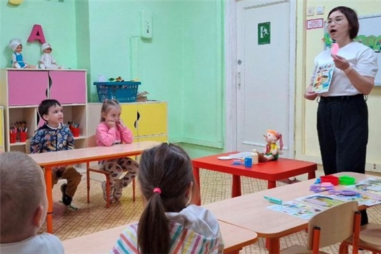 Открытое занятие в группе "Березка"