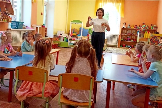 Открытое занятие в средней группе "Почемучки "