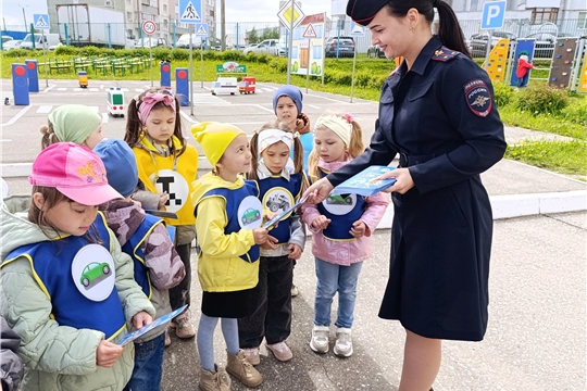 Встреча воспитанников с инспектором по пропаганде Госавтоинспекции