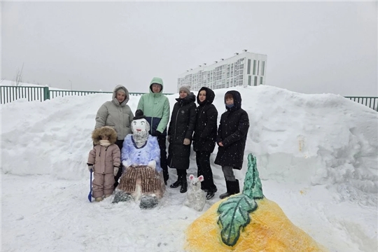 Снежные шедевры от "Лапушек" на городском фестивале