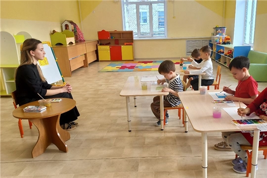 Маленькие художники.