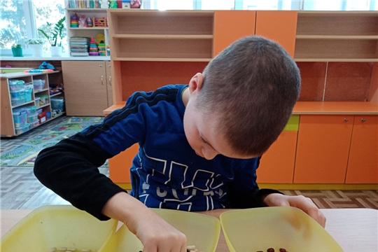 Игры с крупами.
