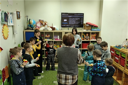 Посещение детской комнаты «Интеллектуариум».