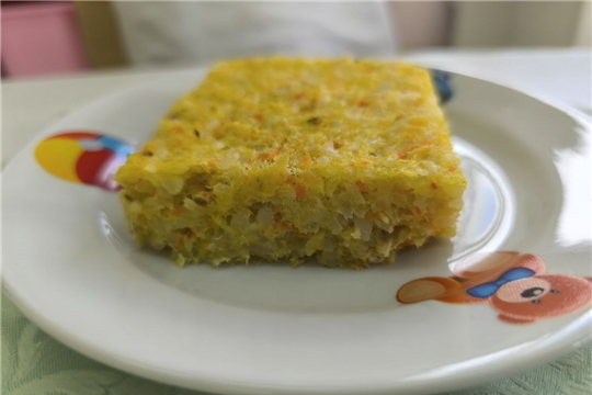 Рыбно-рисовая запеканка