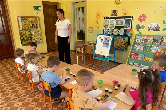 Отрытое занятие для родителей обучающихся в кружке "Капелька"