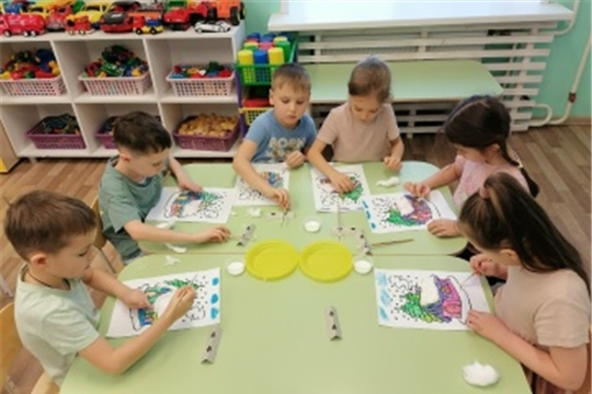 Объёмная картина зимней природы