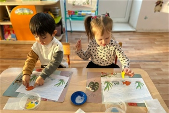 Рыбки в ручейке