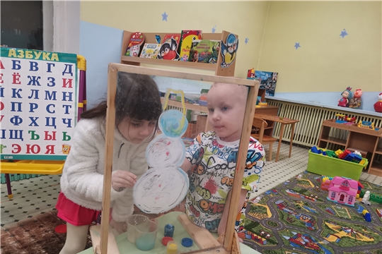 Рисование снеговика