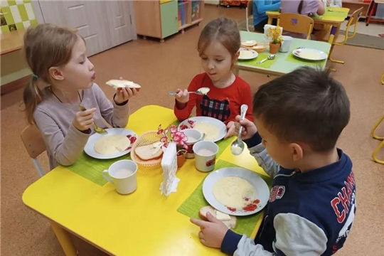 Завтрак в детском саду - бодрость на целый день