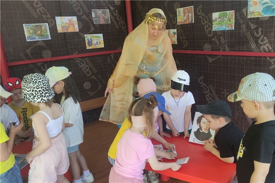 В рамках празднования Дня русского языка состоялось праздничное мероприятие литературный квест «По страницам любимых сказок» известного писателя А.С. Пушкина.