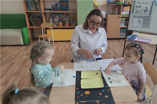 Познавательное занятие "Маленькие исследователи" в группе "Теремок".