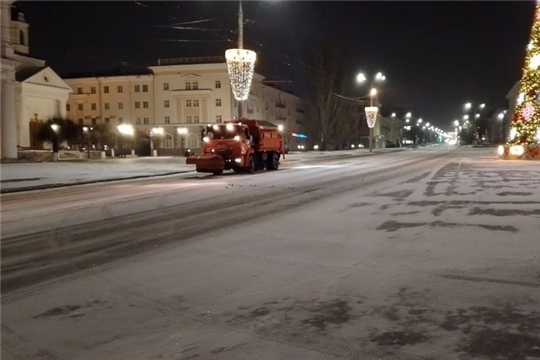 Городские службы работают в усиленном режиме: Чебоксары готовы к снегопаду