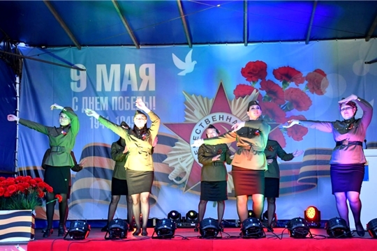 Праздничный концерт в честь юбилея Победы