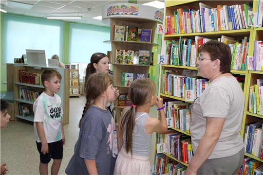 Детская библиотека встречает книгочеев