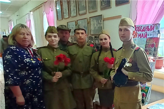 Выставка литературы "Победный 9 май" в Орининской сельской библиотеке
