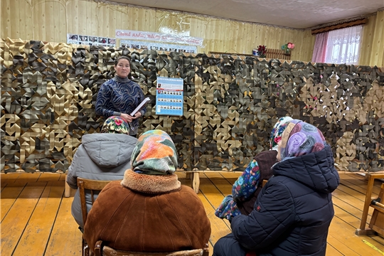 В Вомбакасинском сельском клубе состоялся патриотический час “Наши земляки - Герои Отечества”.
